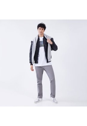 Chaqueta Para Hombre Bomber Color Negrocarbon Marca Ostu #60080107