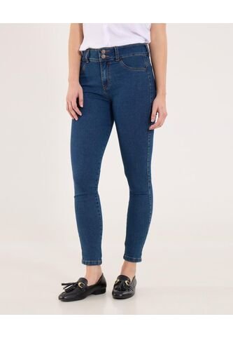 Jean Para Mujer Push Up Color Azul Marca Ostu #40160544 Ostu