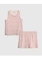 Pijama Infantil Niña M/S P/C Color Rosado Marca Ostu #90040078 de Ostu