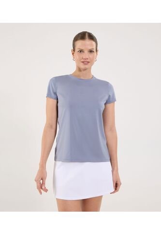 Camiseta Para Mujer Manga Corta Cuello Redondo Color Gris Marca Ostu #40092534 Ostu