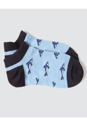 Medias Infantil Niño Invisible Algodon Color Negro Marca Ostu #80980078