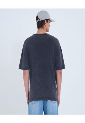 Camiseta Para Hombre Manga Corta Color Negro Marca Ostu #60091516