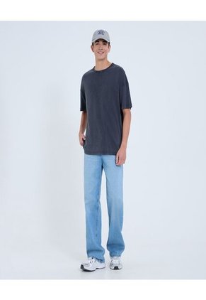 Camiseta Para Hombre Manga Corta Color Negro Marca Ostu #60091516