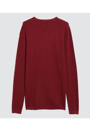 Saco Para Hombre Cuello Redondo Color Vino Marca Ostu #60330033