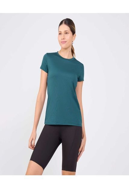 Camiseta Para Mujer Manga Corta Cuello Redondo Color Verde  Marca Ostu #40092382