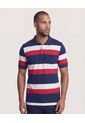 Polo  Para Hombre Cuello Tejido Con Bolsillo Color Azul Marca Ostu #60110869 de Ostu