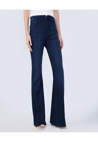 Jean Para Mujer Skinny Flare Color Azul  Marca Ostu #40160556 Ostu