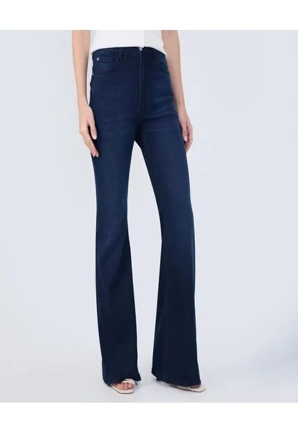 Jean Para Mujer Skinny Flare Color Azul  Marca Ostu #40160556