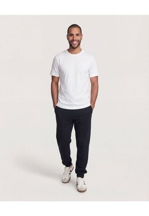 Camiseta Para Hombre Manga Corta Cuello Redondo Color Crema Marca Ostu #60091864