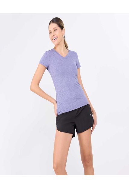 Camiseta Para Mujer Manga Corta Cuello V Color Rosa Marca Ostu #40092391