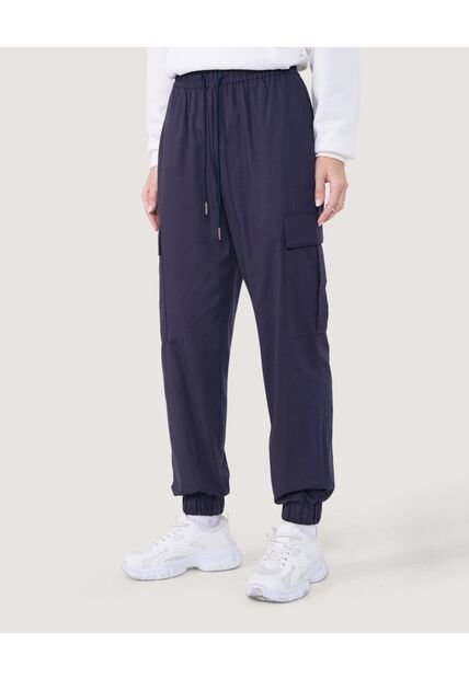 Pantalon Para Mujer Jogger Color Azul Oscuro Marca Ostu #40070752