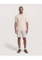 Polo  Para Hombre Cuello Tejido Sin Bolsillo Color Crema Marca Ostu #60110879 de Ostu