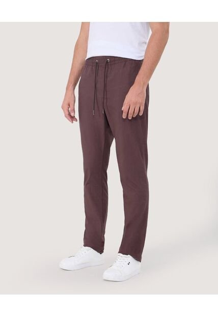 Pantalon Para Hombre Jogger Color Café  Marca Ostu #60070415