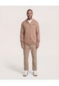 Buzo  Para Hombre Zipper Color Café Marca Ostu #60060608 de Ostu