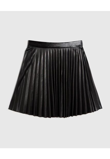 Falda Para Niña Corto Color Negro Marca Ostu #90140022