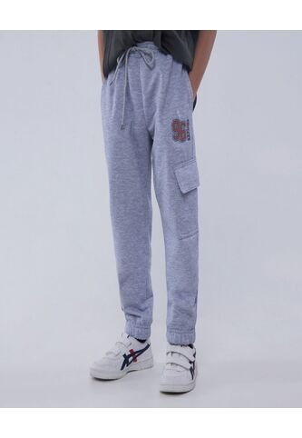 Pantalon Para Niño Jogger Color Gris  Marca Ostu #80070065 Ostu