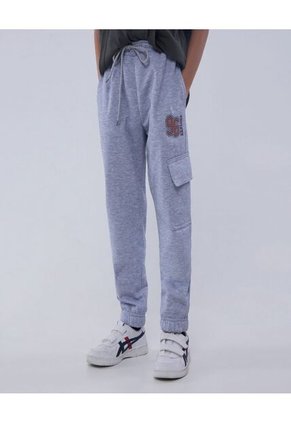 Pantalon Para Niño Jogger Color Gris  Marca Ostu #80070065