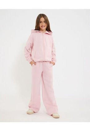 Pantalón Infantil Niña Jogger Color Rosado Marca Ostu #90070069