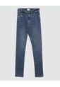 Jean Para Hombre Skinny Color Azul Medio Marca Ostu #60160345 de Ostu