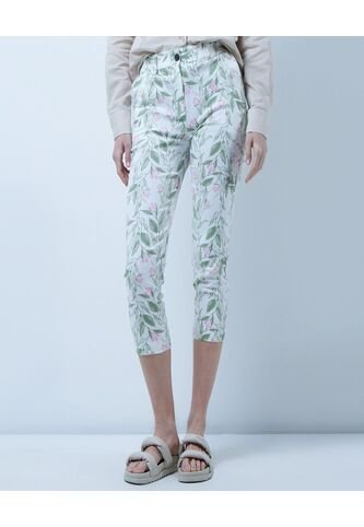 Pantalon Para Mujer Capri Color Verde  Marca Ostu #40070563 Ostu