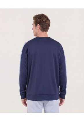 Buzo Para Hombre Cuello Redondo Color Azul Marca Ostu #60060596