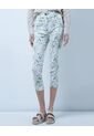 Pantalon Para Mujer Capri Color Verde  Marca Ostu #40070563 de Ostu