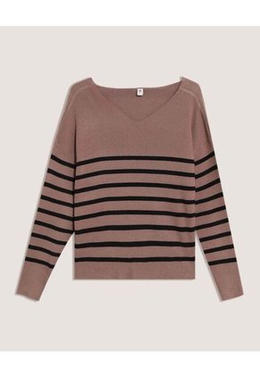 Saco Para Mujer Cuello V Color Negro Marca Ostu #40330078