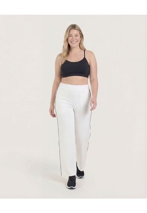 Pantalón  Para Mujer Multiusos Punto Color Marfil Marca Ostu #40070862