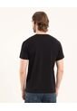 Camiseta Para Hombre Manga Corta Color Negro Marca Ostu #60090594 de Ostu