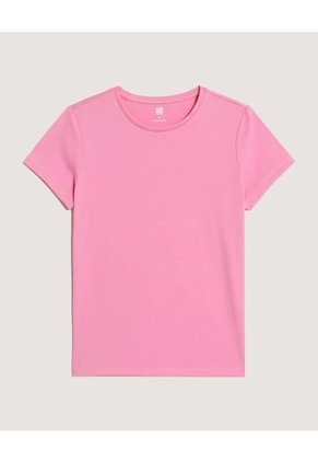 Camiseta X2 Infantil Niña Manga Corta Cuello Redondo Color Negro Marca Ostu #90090330