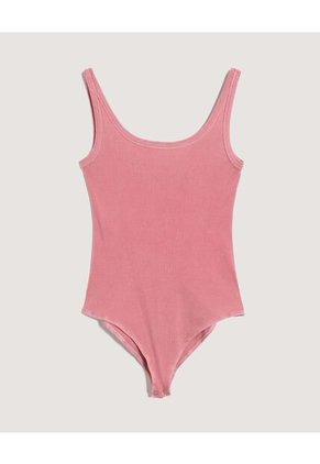 Body  Para Mujer Manga Sisa Color Rosado Marca Ostu #40200196