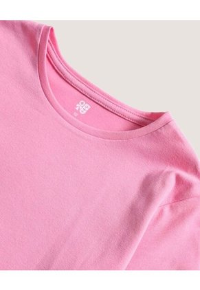 Camiseta X2 Infantil Niña Manga Corta Cuello Redondo Color Negro Marca Ostu #90090330