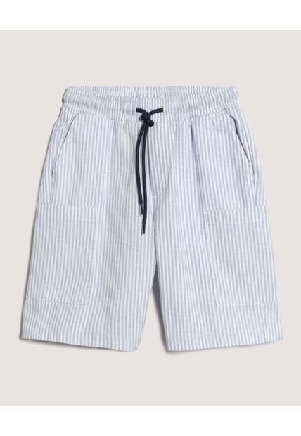 Bermuda  Infantil Niño Cargo Color Crema Marca Ostu #80100064