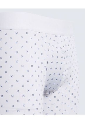 Boxer Para Hombre Filete Medio Microfibra Color Blanco Marca Ostu #60000480