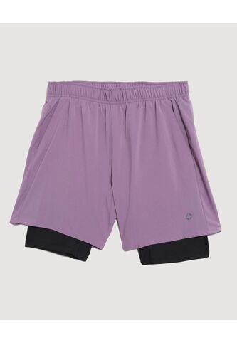 Bermuda  Para Hombre Deportiva Corto Color Morado Marca Ostu #60100482 Ostu