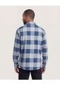 Camisa  Para Hombre Manga Larga Sin Bolsillo Cuello Casual M Color Gris Marca Ostu #60010873 de Ostu