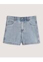Short  Infantil Niña Mom Color Azul Marca Ostu #90190055 de Ostu