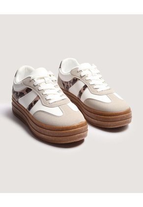 Tenis Para Mujer Casual Color Blanco Marca Ostu #40720192