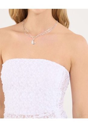 Blusa Para Mujer Manga Sisa Color Blanco Marca Ostu #40121194