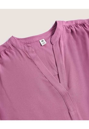 Blusa  Para Mujer Manga Sisa Color Morado Marca Ostu #40121204