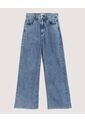 Jean  Para Mujer Wide-Leg Color Azul Marca Ostu #40160655 de Ostu