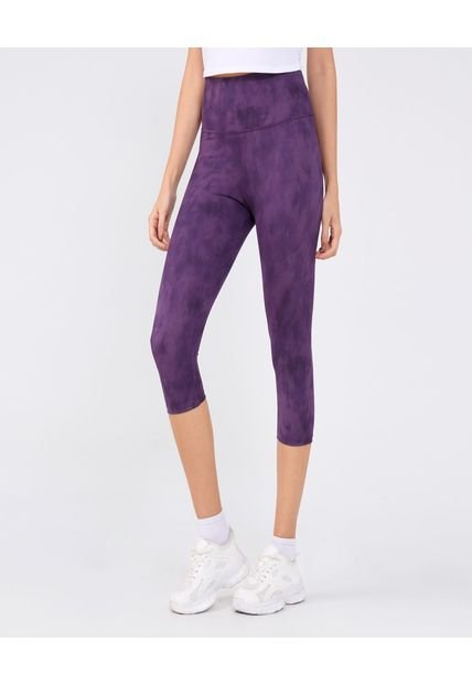 Leggins Para Mujer Medio Color Morado Marca Ostu #40230597