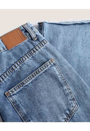 Jean Para Mujer Wide-Leg Color Azul Marca Ostu #40160655