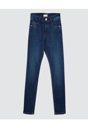 Jean Para Hombre Slim Color Azul Oscuro Marca Ostu #60160404