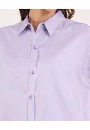 Camisa Para Mujer Manga Corta Color Morado Marca Ostu #40010336