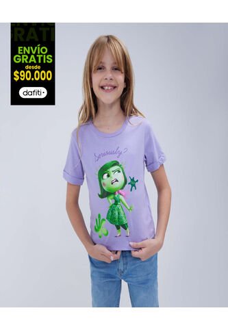 Camiseta Disney Desagrado Intensamente 2  Niña #90090230 Ostu