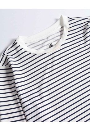 Camiseta  Para Mujer Manga Larga Cuello Redondo Color Azul Marca Ostu #40092677