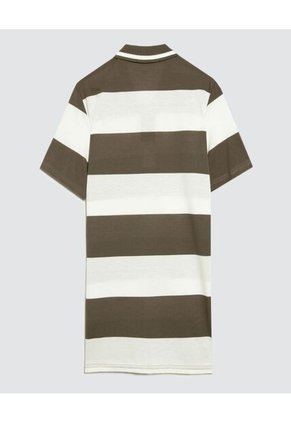 Polo Para Hombre Cuello Tejido Con Bolsillo Color Verde  Marca Ostu #60110682