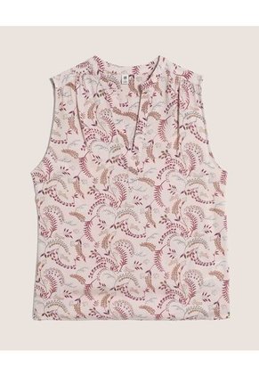 Blusa Para Mujer Manga Sisa Color Crema Marca Ostu #40121206