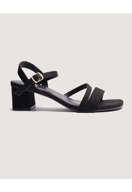 Sandalias  Para Mujer Tacon Color Negro Marca Ostu #40690019